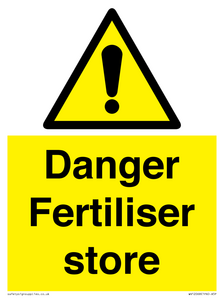 Danger Fertiliser store